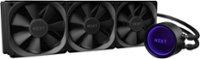 Front Zoom. NZXT - Kraken X73 RGB All-in-one 360mm Radiator CPU Liquid Cooling System - Black.