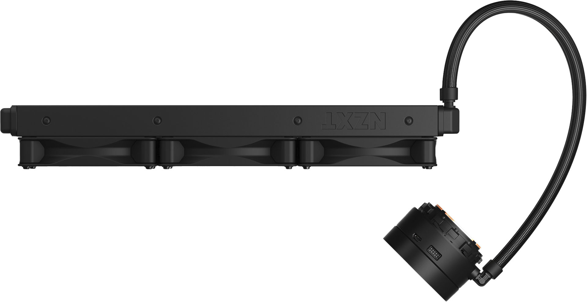 NZXT - Kraken X73 RGB All-in-one 360mm Radiator CPU Liquid Cooling System –  Black - Black