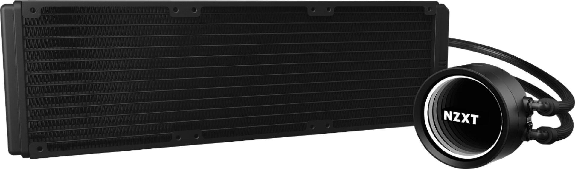 Alt View 17. NZXT - Kraken X73 RGB All-in-one 360mm Radiator CPU Liquid Cooling System - Black.
