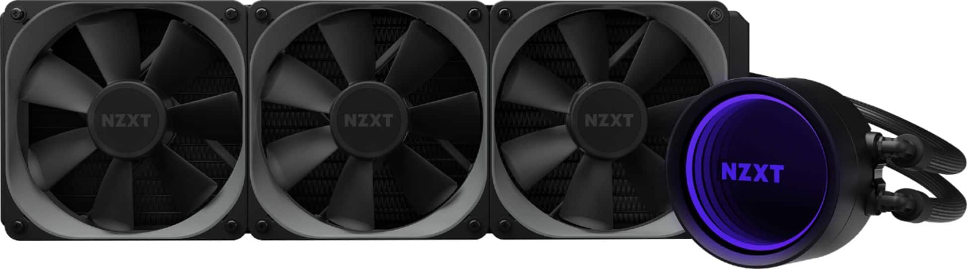 Alt View 23. NZXT - Kraken X73 RGB All-in-one 360mm Radiator CPU Liquid Cooling System - Black.