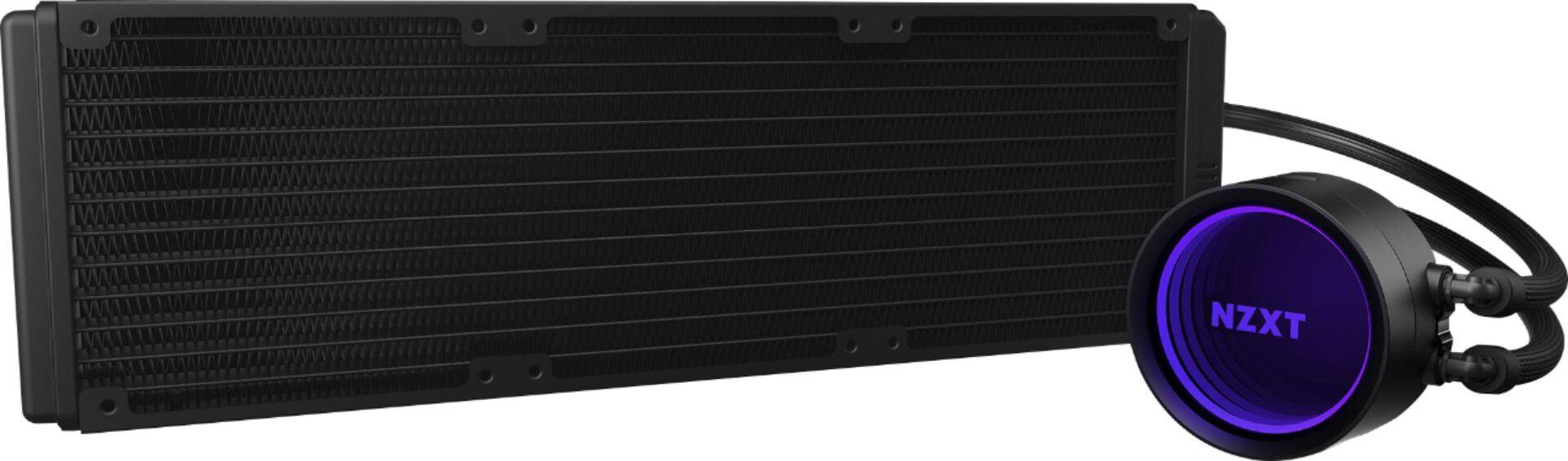 Alt View 24. NZXT - Kraken X73 RGB All-in-one 360mm Radiator CPU Liquid Cooling System - Black.