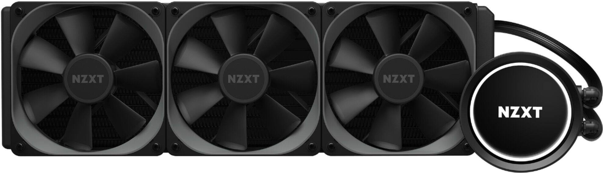 Alt View 29. NZXT - Kraken X73 RGB All-in-one 360mm Radiator CPU Liquid Cooling System - Black.