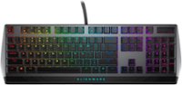 Alienware - AW510K Full-size Wired Mechanical CHERRY MX Low Profile Red Switch Gaming Keyboard with RGB Back Lighting - Dark Side of the Moon - Front_Zoom