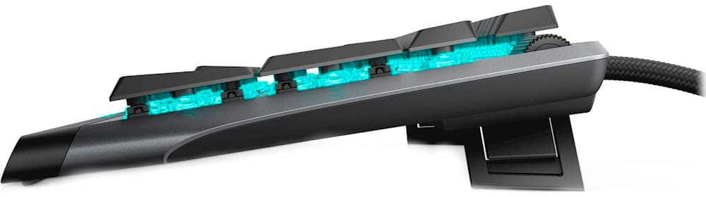 Alt View 12. Alienware - AW510K Full-size Wired Mechanical CHERRY MX Low Profile Red Switch Gaming Keyboard with RGB Back Lighting - Dark Side of the Moon.