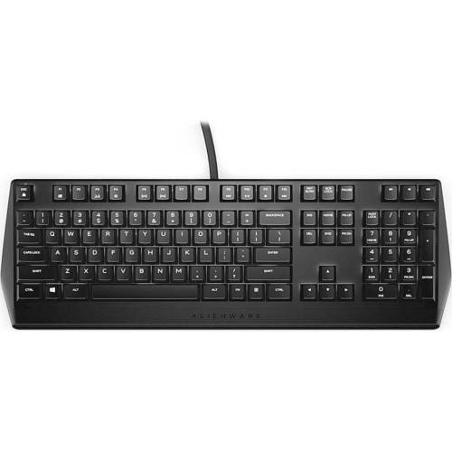 Alienware - AW310K Wired Gaming Mechanical CHERRY MX Red Switch Keyboard with Back Lighting - Black