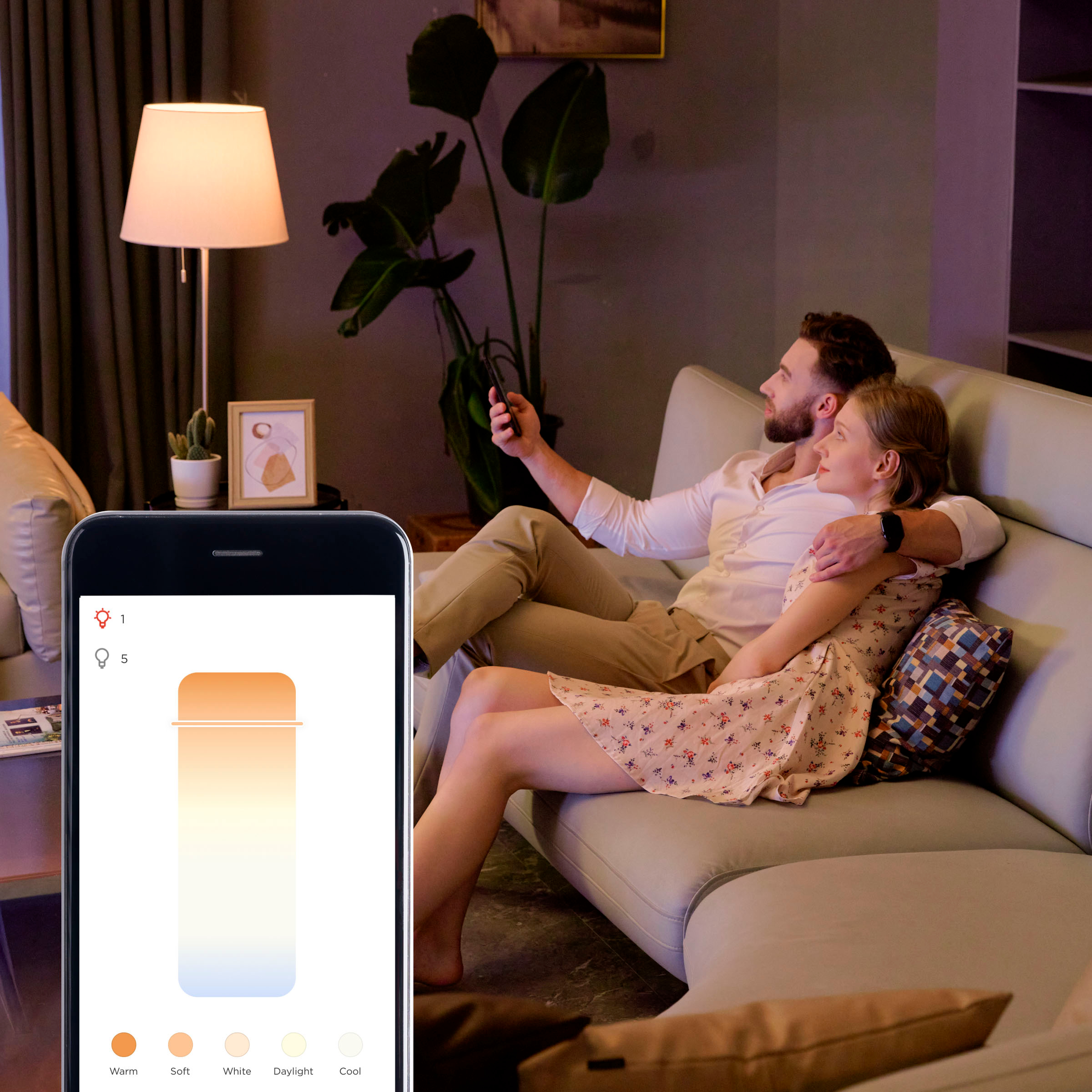 Philips Hue Smart 60W A19 LED Bulb - White and Color Ambiance  Color-Changing Light - 2 Pack - 800LM - E26 - Indoor - Control with Hue App  - Works with