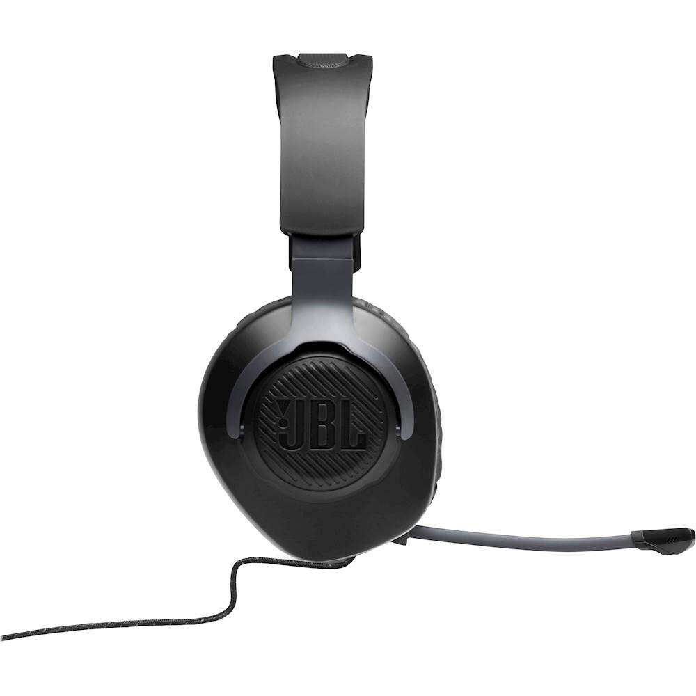 Alt View 12. JBL - Quantum 100 Surround Sound Gaming Headset for PC, PS4, Xbox One, Nintendo Switch, and Mobile Devices - Black.