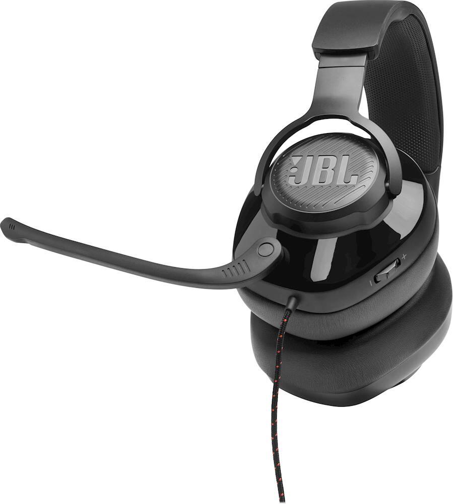 Alt View 15. JBL - Quantum 300 Wired Stereo Gaming Headset for PC, PS4, Xbox One, Nintendo Switch and Mobile Devices - Black.