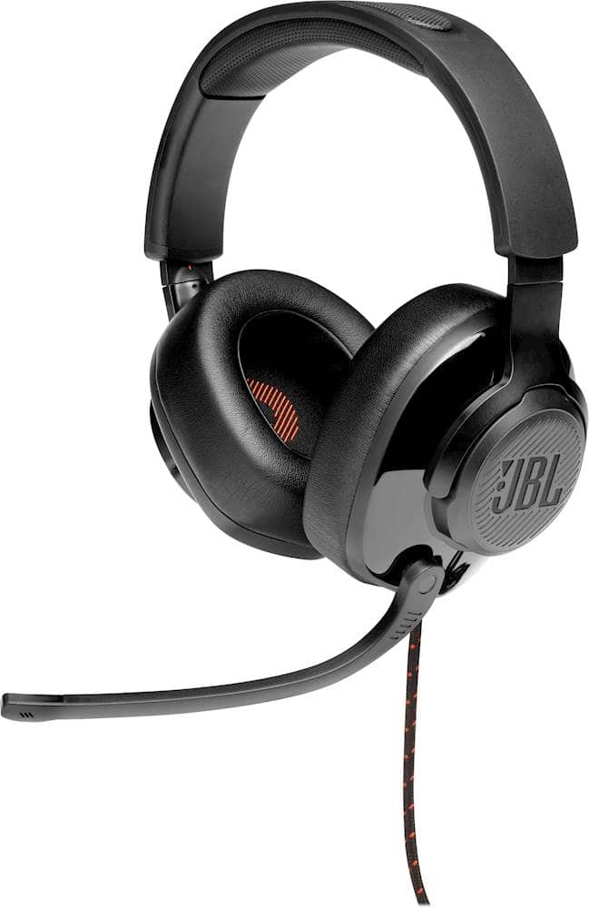 Alt View 17. JBL - Quantum 300 Wired Stereo Gaming Headset for PC, PS4, Xbox One, Nintendo Switch and Mobile Devices - Black.