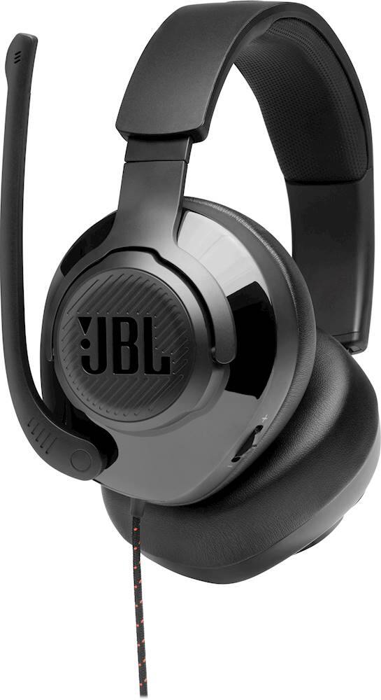 Alt View 19. JBL - Quantum 300 Wired Stereo Gaming Headset for PC, PS4, Xbox One, Nintendo Switch and Mobile Devices - Black.