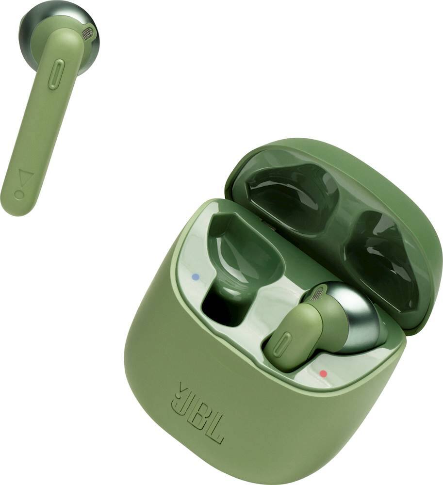 Alt View 15. JBL - TUNE 220TWS True Wireless In-Ear Headphones - Green.