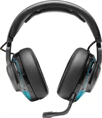 JBL Quantum One RGB Wired DTS Headphone:X Gaming Headset for