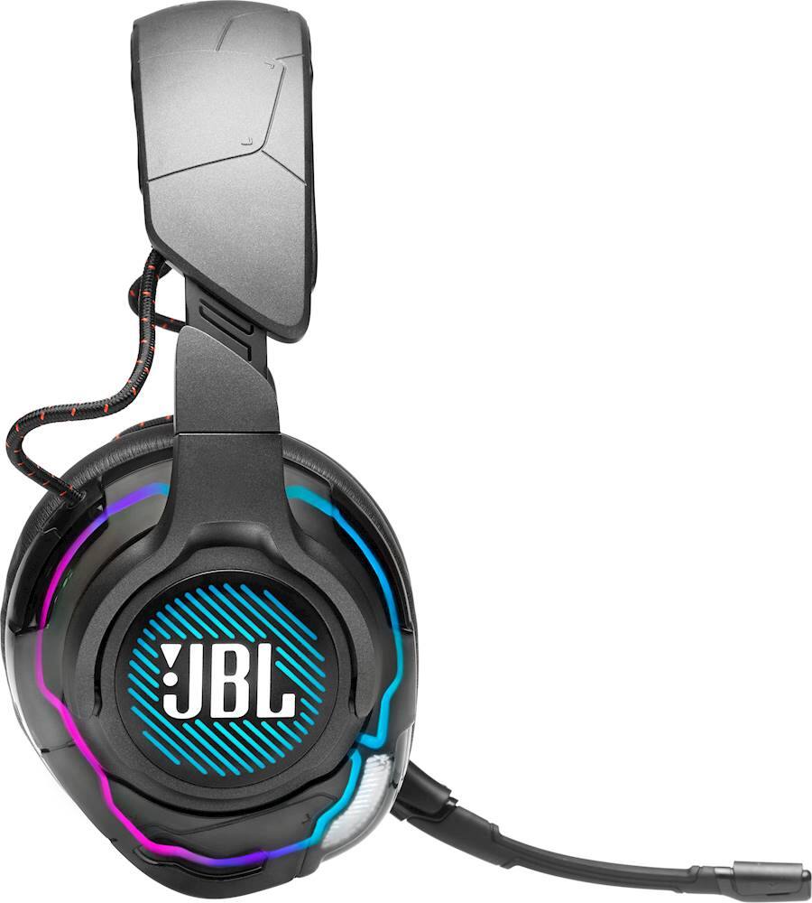 Alt View 13. JBL - Quantum One RGB Wired DTS Headphone:X v2.0 Gaming Headset for PC, PS4, Xbox One, Nintendo Switch and Mobile Devices - Black.