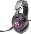 Alt View Zoom 14. JBL - Quantum One RGB Wired DTS Headphone:X v2.0 Gaming Headset for PC, PS4, Xbox One, Nintendo Switch and Mobile Devices - Black.