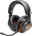 Left Zoom. JBL - Quantum One RGB Wired DTS Headphone:X v2.0 Gaming Headset for PC, PS4, Xbox One, Nintendo Switch and Mobile Devices - Black.
