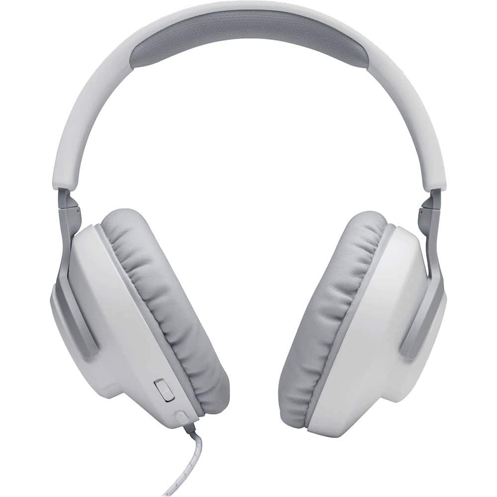 Alt View 12. JBL - Quantum 100 Surround Sound Gaming Headset for PC, PS4, Xbox One, Nintendo Switch, and Mobile Devices - White.