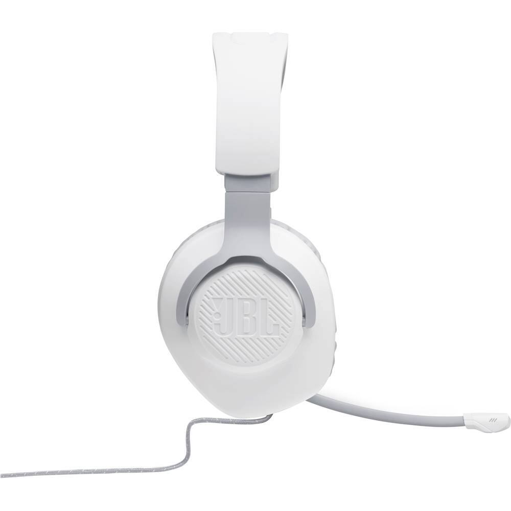 Alt View 13. JBL - Quantum 100 Surround Sound Gaming Headset for PC, PS4, Xbox One, Nintendo Switch, and Mobile Devices - White.
