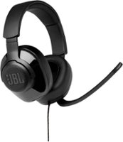 JBL - Quantum 200 Wired Stereo Gaming Headset for PC, PS4, Xbox One, Nintendo Switch and Mobile Devices - Black - Angle_Zoom