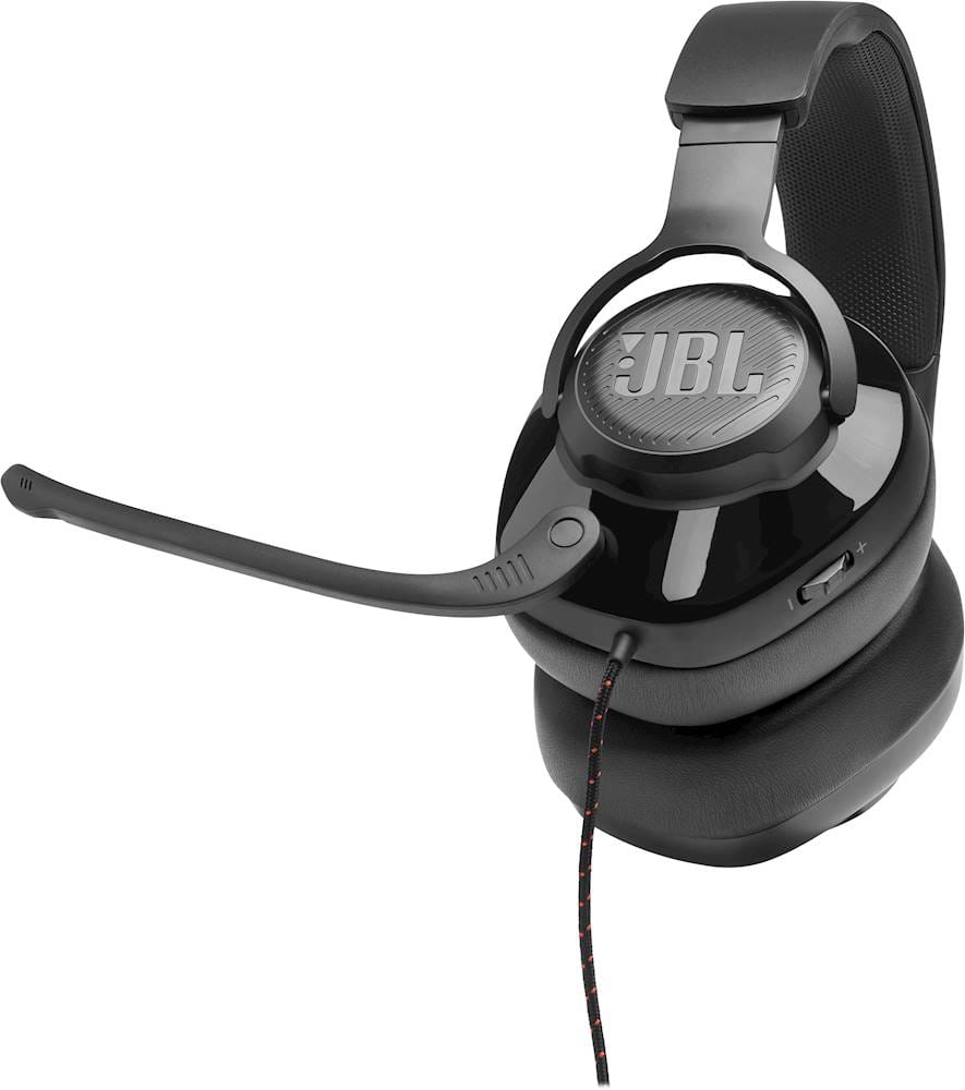 Alt View 16. JBL - Quantum 200 Wired Stereo Gaming Headset for PC, PS4, Xbox One, Nintendo Switch and Mobile Devices - Black.