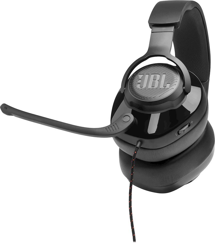 Alt View 16. JBL - Quantum 200 Wired Stereo Gaming Headset for PC, PS4, Xbox One, Nintendo Switch and Mobile Devices - Black.
