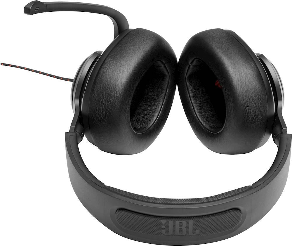 Alt View 17. JBL - Quantum 200 Wired Stereo Gaming Headset for PC, PS4, Xbox One, Nintendo Switch and Mobile Devices - Black.