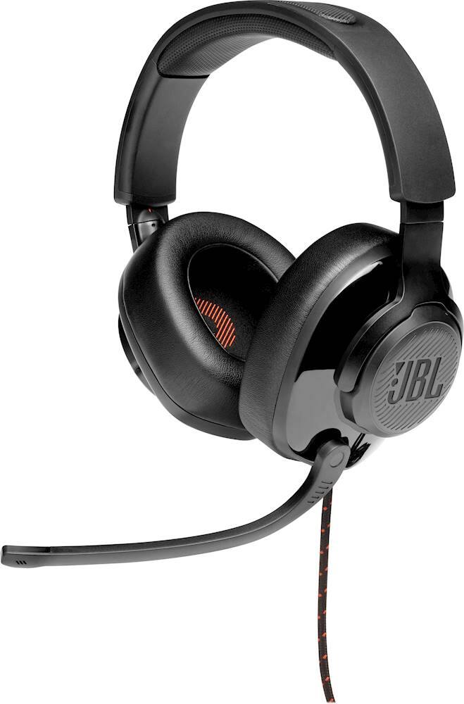Alt View 18. JBL - Quantum 200 Wired Stereo Gaming Headset for PC, PS4, Xbox One, Nintendo Switch and Mobile Devices - Black.