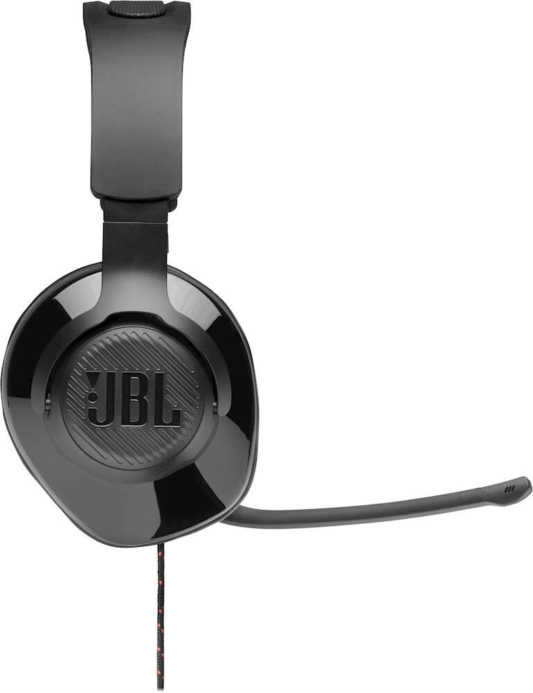Alt View 19. JBL - Quantum 200 Wired Stereo Gaming Headset for PC, PS4, Xbox One, Nintendo Switch and Mobile Devices - Black.