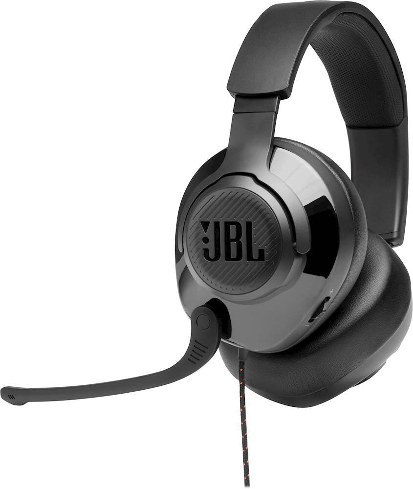 Alt View 21. JBL - Quantum 200 Wired Stereo Gaming Headset for PC, PS4, Xbox One, Nintendo Switch and Mobile Devices - Black.