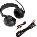 Alt View Zoom 13. JBL - Quantum 400 RGB Wired DTS Headphone:X v2.0 Gaming Headset for PC, PS4, Xbox One, Nintendo Switch and Mobile Devices - Black.