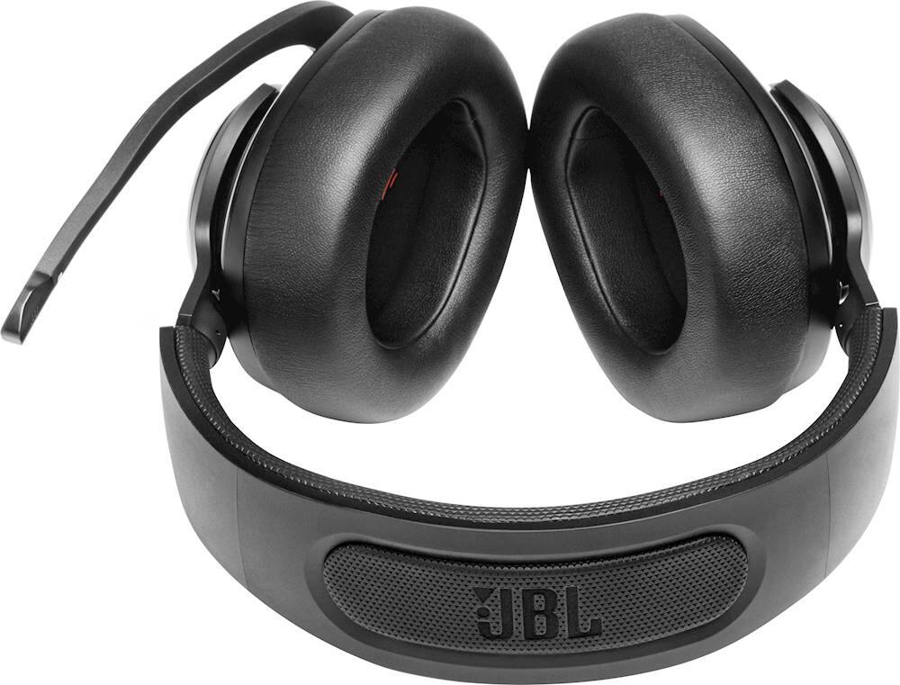 Alt View 16. JBL - Quantum 400 RGB Wired DTS Headphone:X v2.0 Gaming Headset for PC, PS4, Xbox One, Nintendo Switch and Mobile Devices - Black.