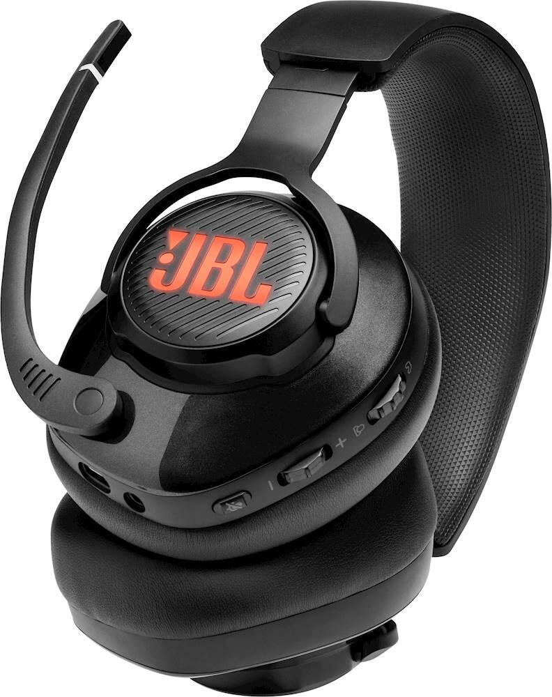 Alt View 18. JBL - Quantum 400 RGB Wired DTS Headphone:X v2.0 Gaming Headset for PC, PS4, Xbox One, Nintendo Switch and Mobile Devices - Black.