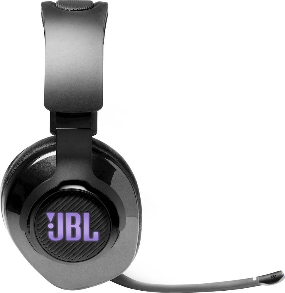 Alt View 21. JBL - Quantum 400 RGB Wired DTS Headphone:X v2.0 Gaming Headset for PC, PS4, Xbox One, Nintendo Switch and Mobile Devices - Black.