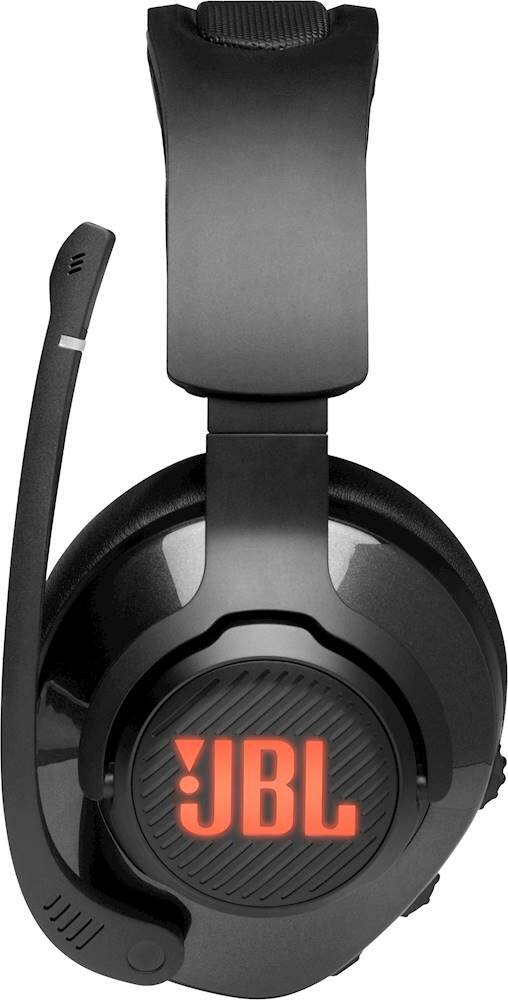 Alt View 22. JBL - Quantum 400 RGB Wired DTS Headphone:X v2.0 Gaming Headset for PC, PS4, Xbox One, Nintendo Switch and Mobile Devices - Black.