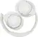 Alt View 13. JBL - TUNE 750BTNC Wireless Noise-Cancelling Over-the-Ear Headphones - White.