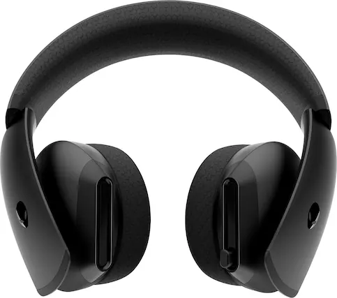 Front. Alienware - AW310H Wired Gaming Headset for Xbox, PlayStation and Switch - Black.
