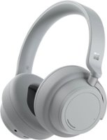 Microsoft - Surface Headphones 2 - Wireless Noise Cancelling Over-the-Ear with Cortana - Light Gray - Front_Zoom