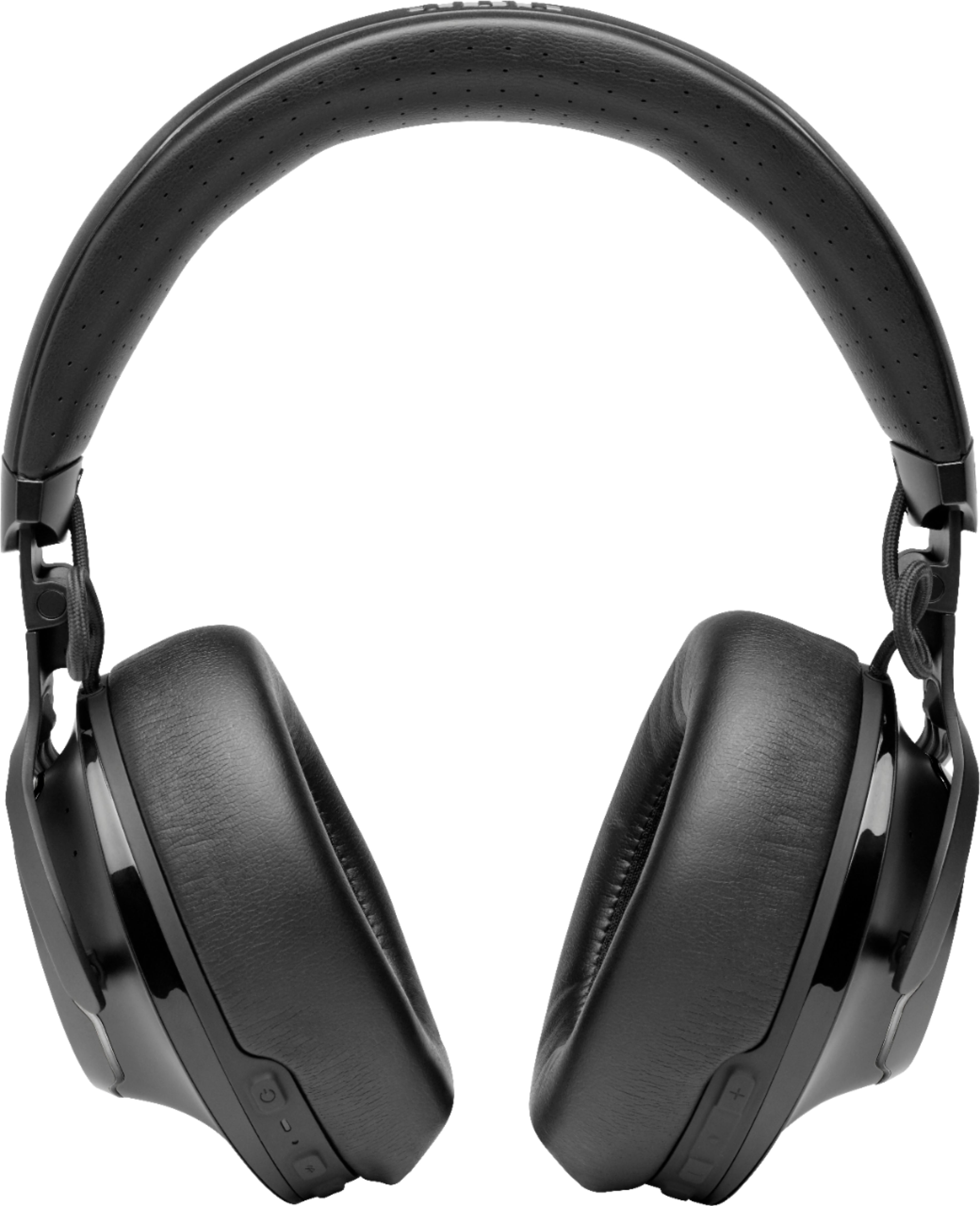 Angle View: JBL - Club 950NC Wireless Noise Cancelling Over-the-Ear Headphones - Black