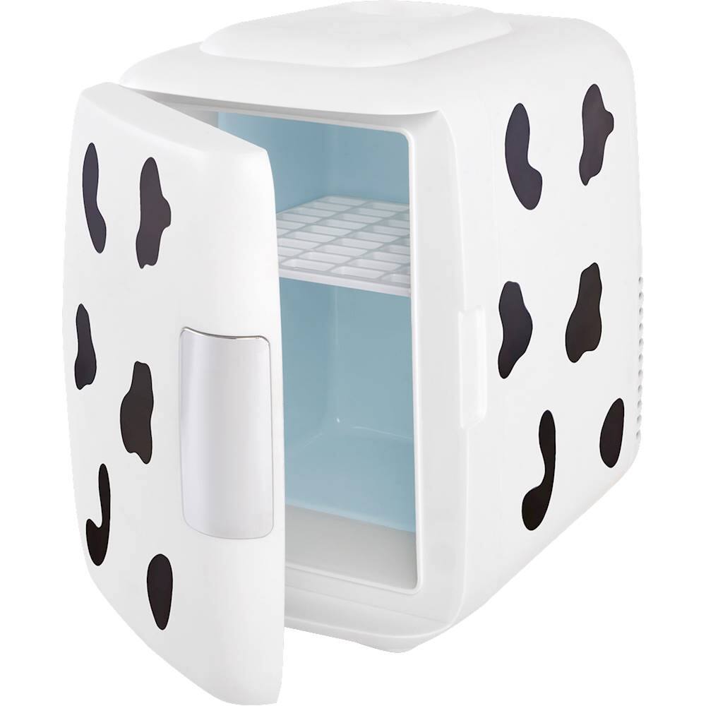 Alt View 11. Cooluli - Classic 0.1 Cu. Ft. Mini Fridge - Cow.