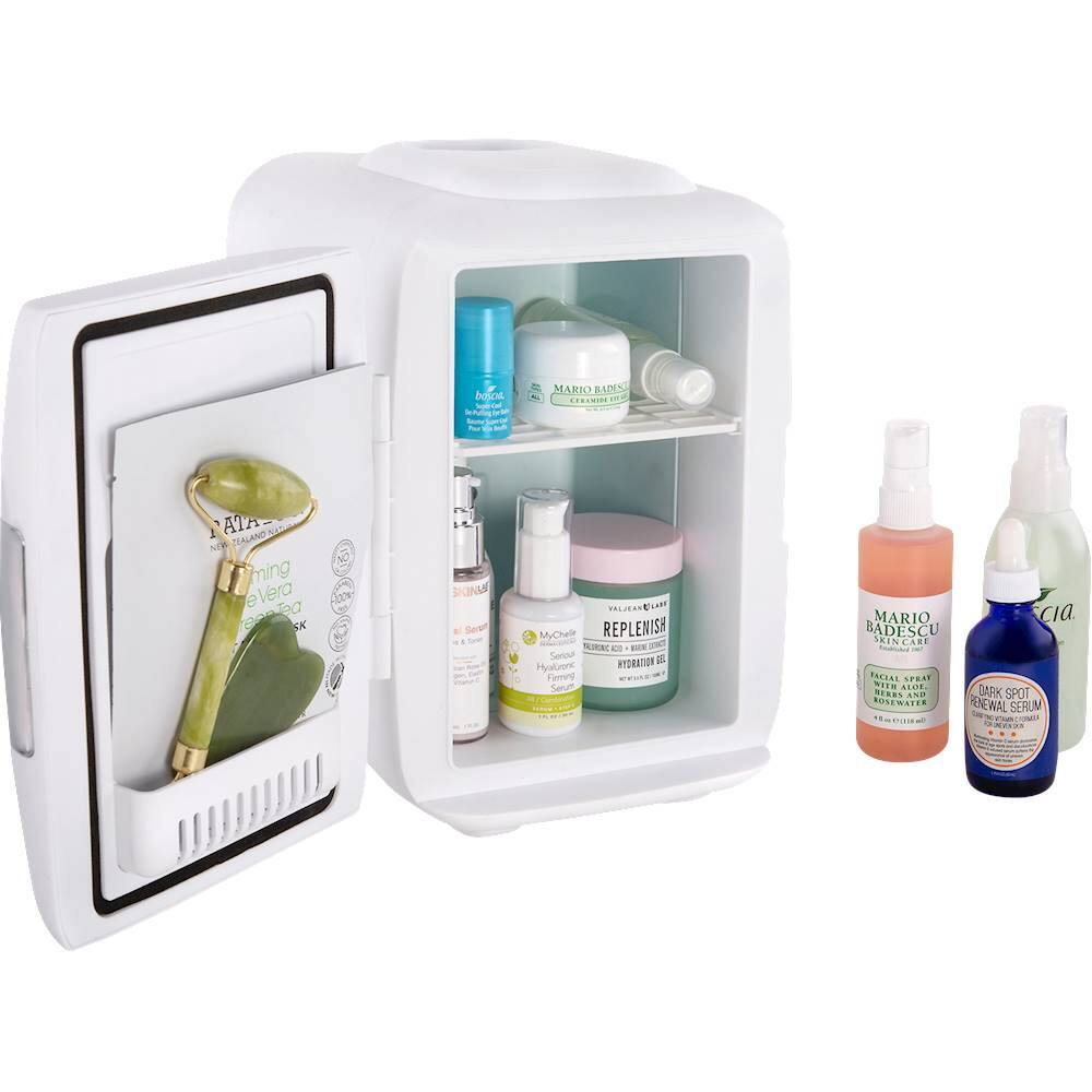 Alt View 12. Cooluli - Classic 0.1 Cu. Ft. Mini Fridge - Cow.