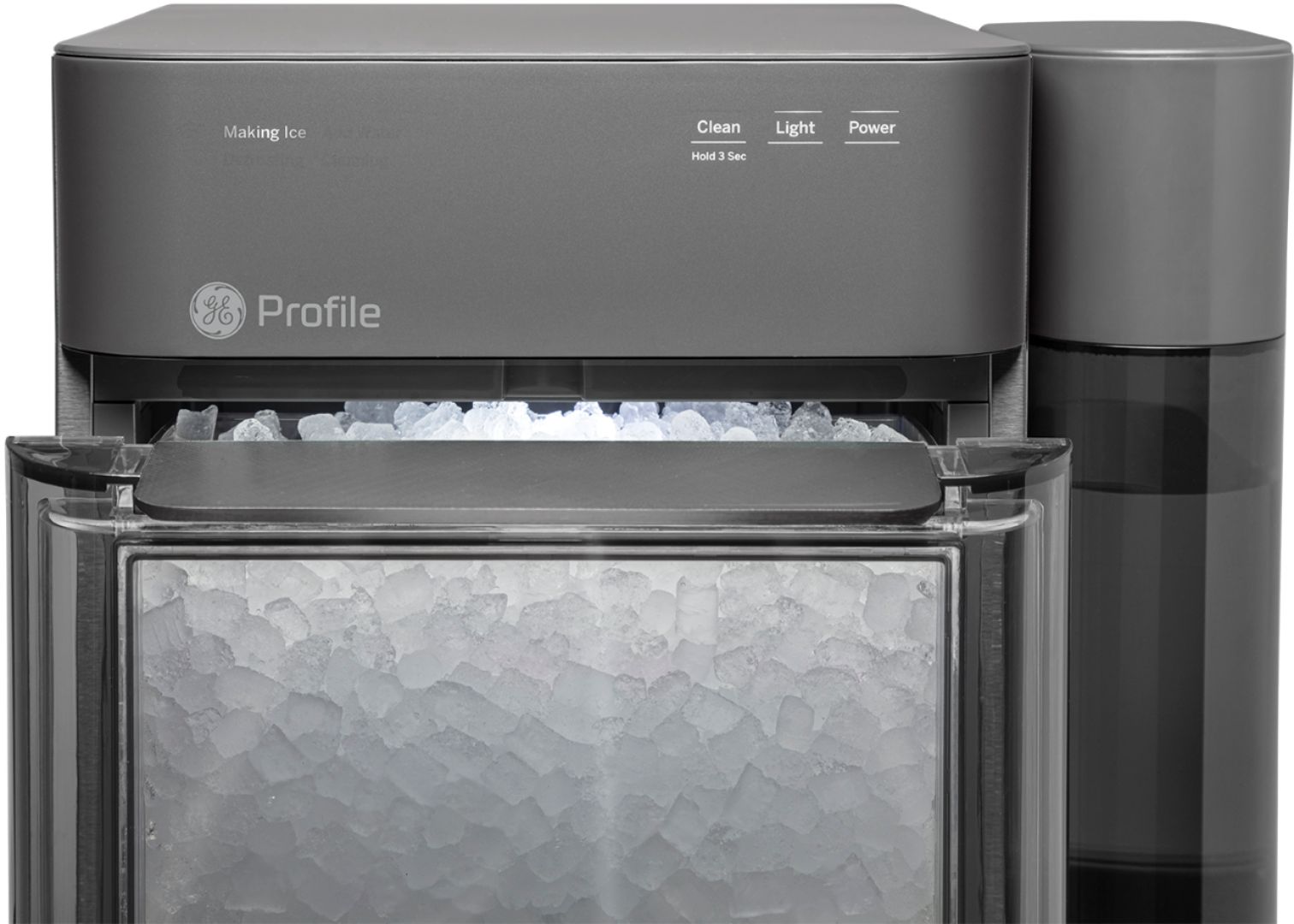 GE Profile Opal 2.0 24-lb. Portable Ice maker with Nugget Ice Production,  Side Tank and Built-in WiFi Stainless steel XPIO13SCSS - Best Buy