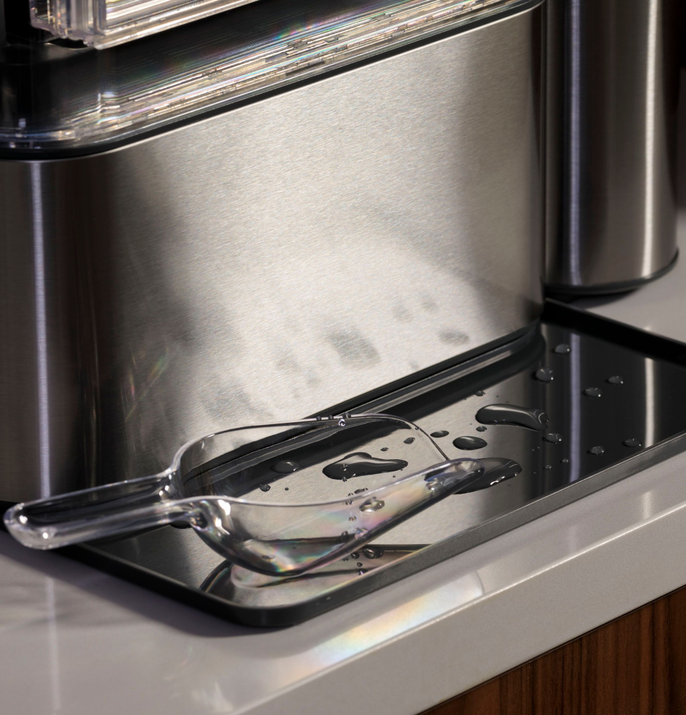 OPAL01GEPKT GE Profile GE Profile™ Opal™ Nugget Ice Maker + Side Tank and  Bluetooth STAINLESS STEEL - Jetson TV & Appliance