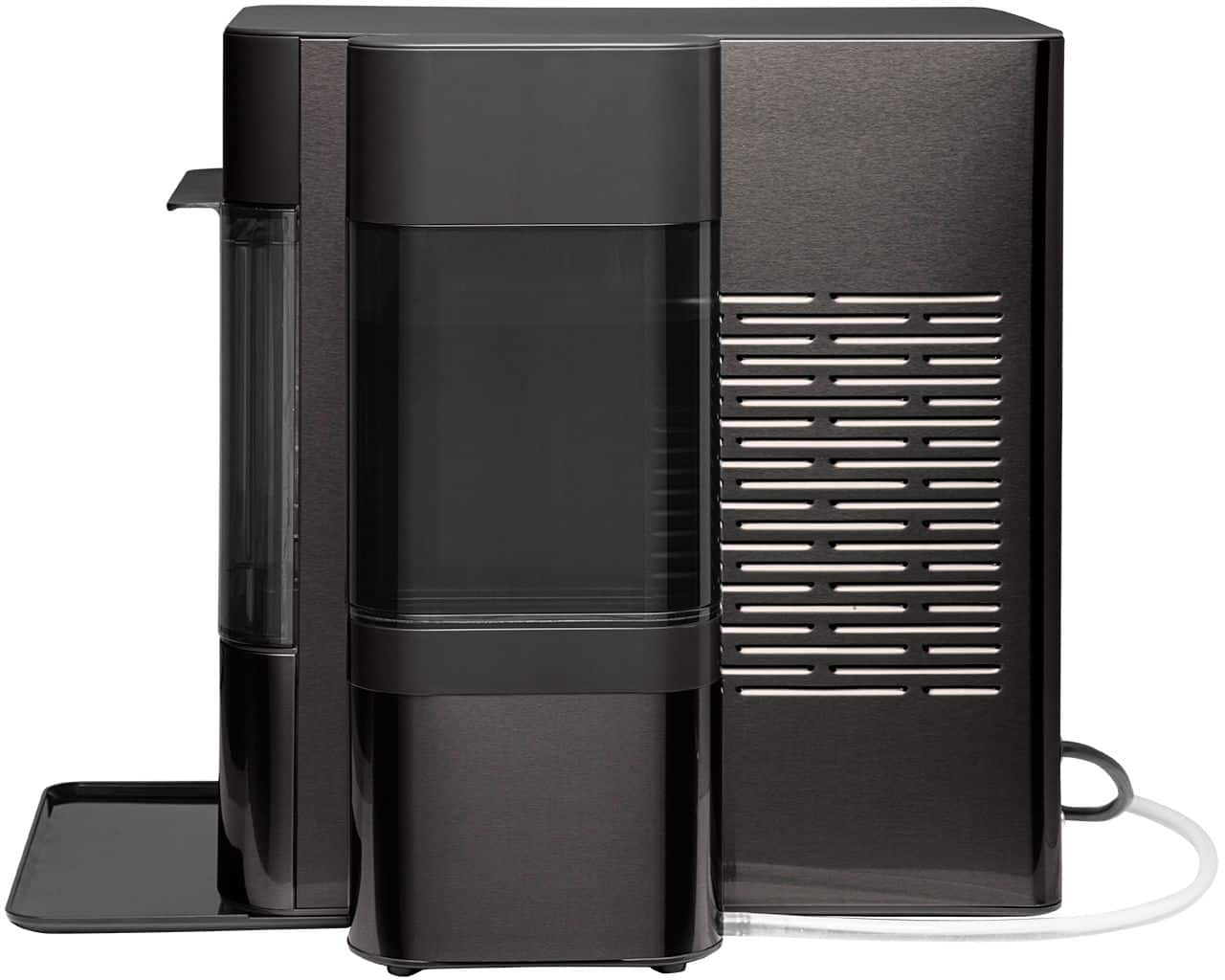 Alt View 12. GE Profile - Opal 2.0 38-lb. Portable Ice maker with Nugget Ice Production, Side Tank, and Built-in WiFi - Black Stainless.