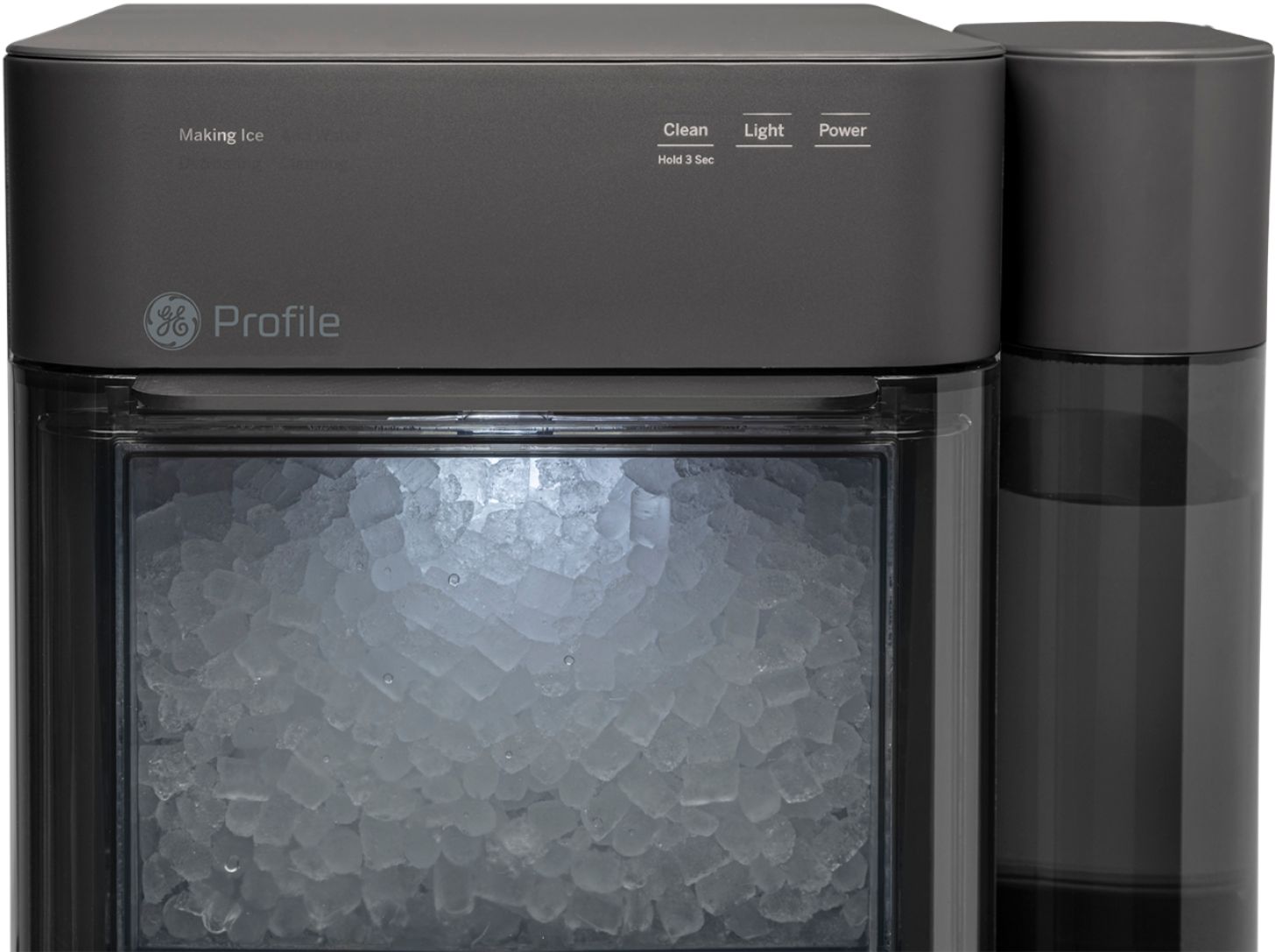 GE Profile Opal 2.0 | Countertop Nugget Ice Maker | Ice Machine with WiFi  Connectivity | Smart Home Kitchen Essentials | Black Stainless