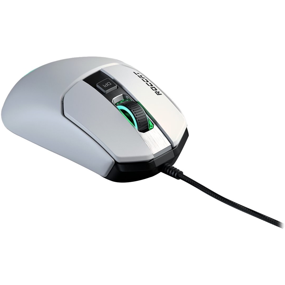 Roccat Kain 1 Aimo Wired Optical Gaming Mouse White Rocwe Best Buy
