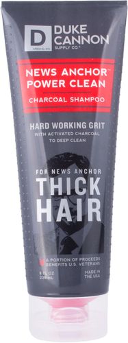 Duke Cannon - News Anchor Power Clean Charcoal Shampoo - Black