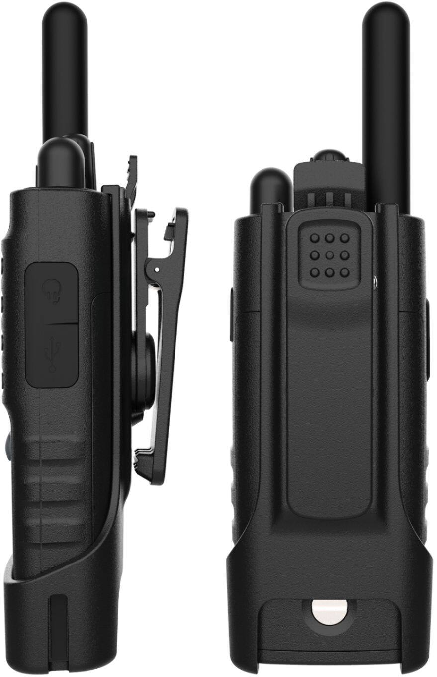 Alt View 15. Cobra - Pro Business 42-Mile, 22-Channel FRS 2-Way Radios with Surveillance Headsets (Pair) - Black.