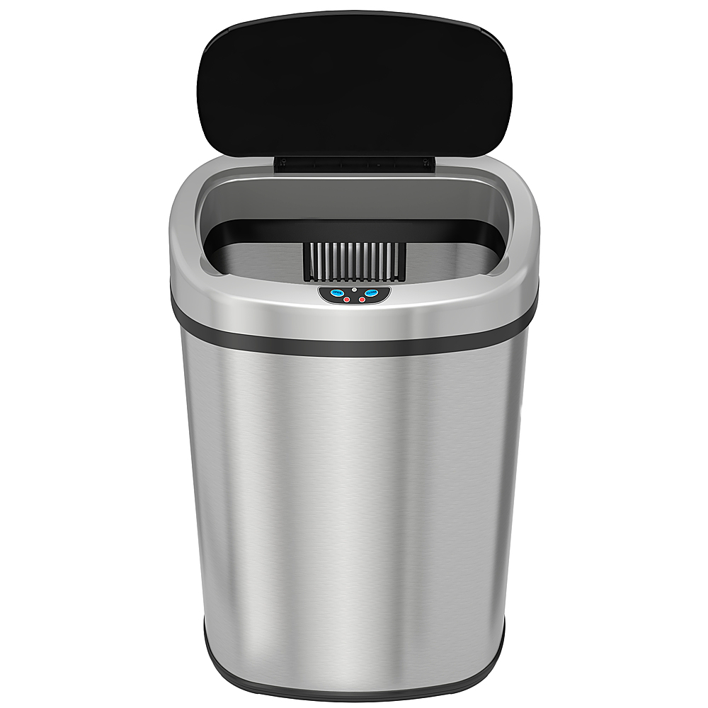 iTouchless 13 Gallon Touchless Sensor Trash Can with AbsorbX Odor ...