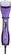 Alt View 12. Conair - InfinitiPRO Knot Dr. Detangling Hot Air All-in-One Dryer Brush - Purple And Black.