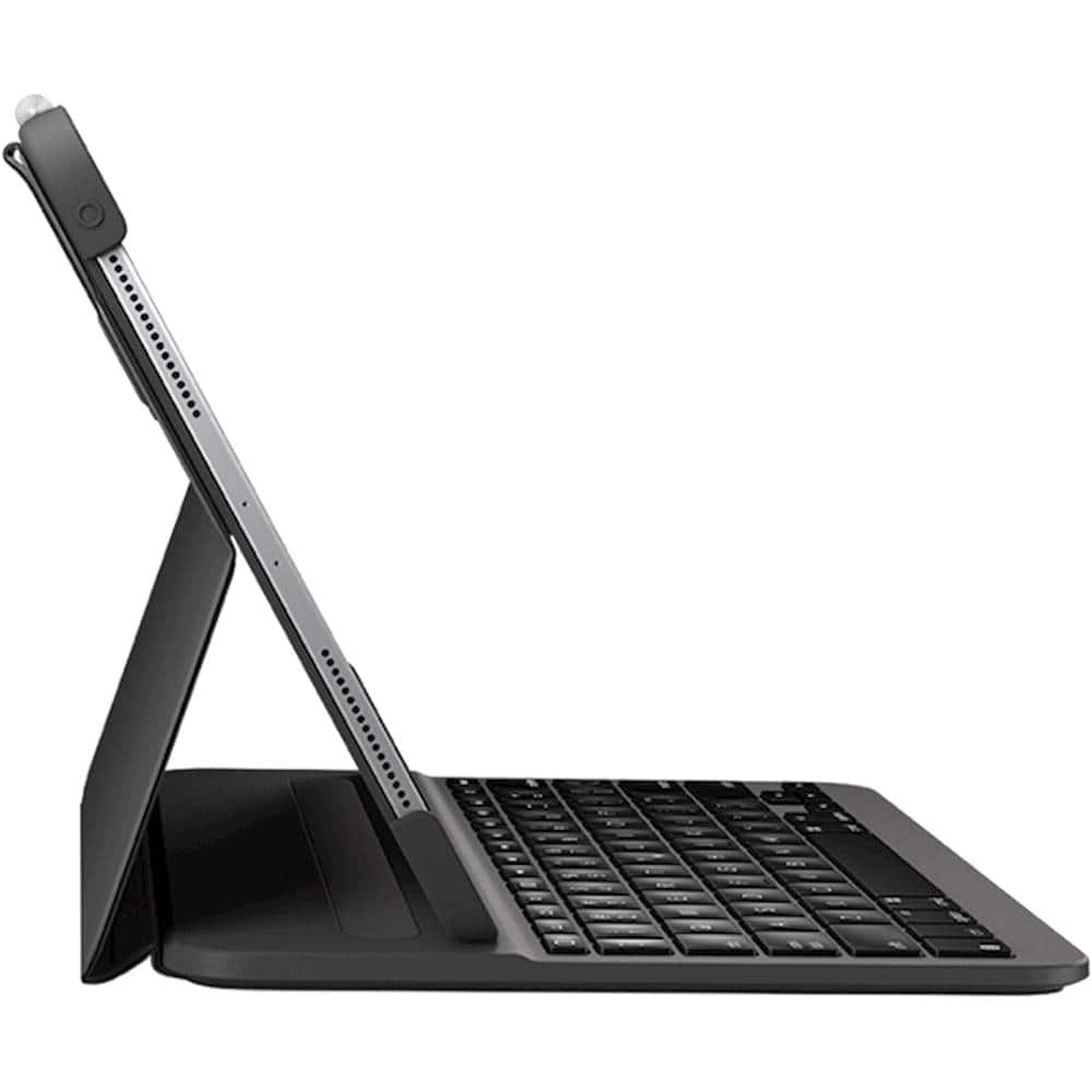 Alt View 11. Logitech - Slim Folio Pro Keyboard Folio for Apple iPad Pro 11" (1st, 2nd, 3rd & 4th Gen) with Backlit Keys - Graphite.