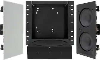 Front. Sonance - MAG SSTVAUDIO - Mag Series Sonos® powered 2.0-Channel Sound Bar Alternative (Each) - Paintable White.